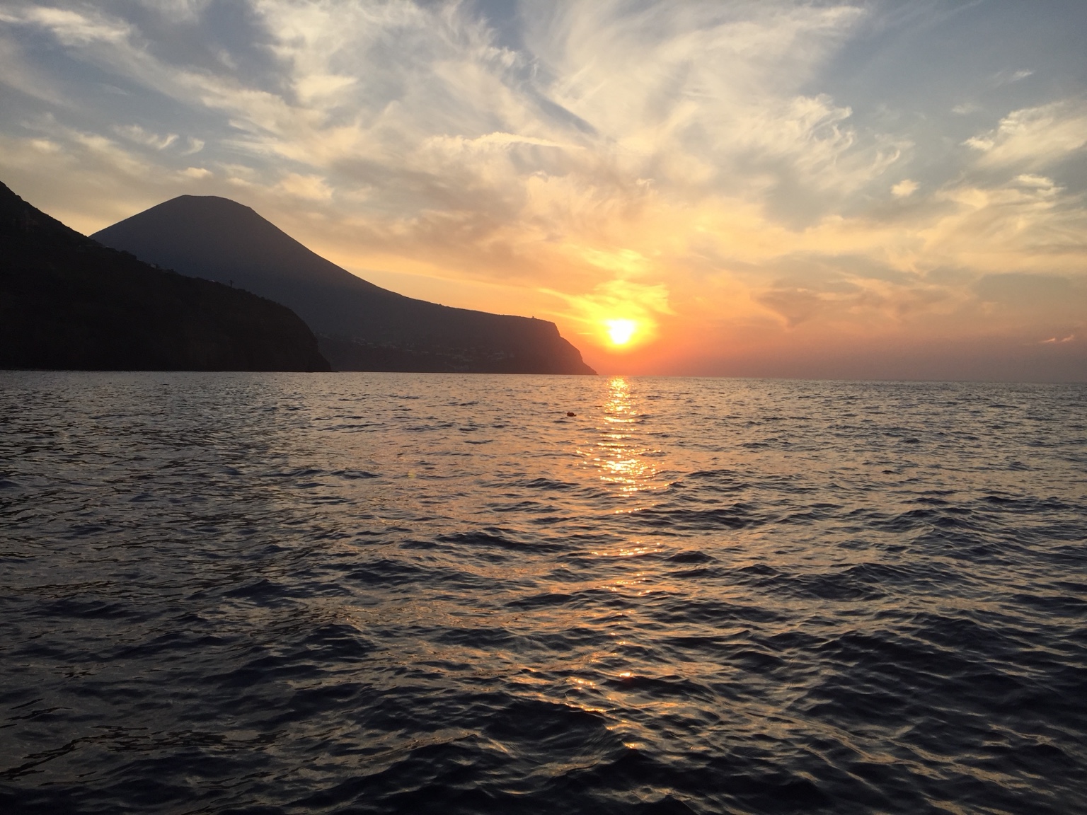 Tramonto sulla costa